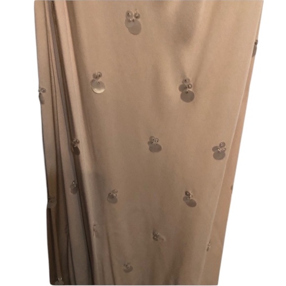 Hugo  Buscati size 12 Nude with opalescent sequins gorgeous & perfect - Picture 8 of 14